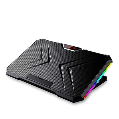 axGear Laptop Cooling Pad for 11-17 Notebook Laptop Cooler RGB LED Light Quiet Fan