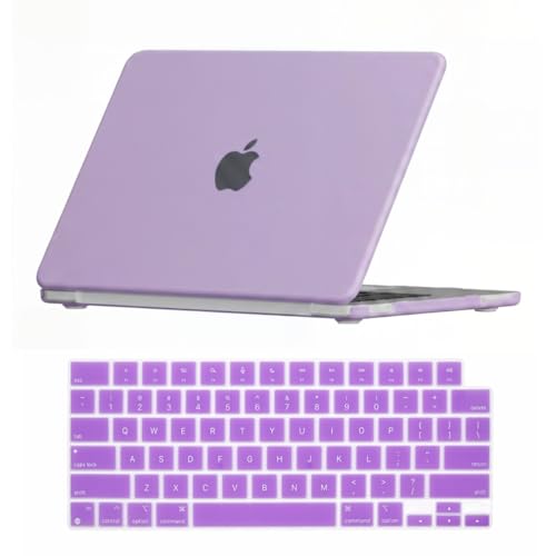 Se7enline for MacBook Neo Case 13 inch 2026 Model A3451,Light Purple | Hard Shell Laptop Case Washable Keyboard Cover Skin Anti-Scratch Anti-Drop Heat Dissipation Full Port Access Slim Lightweight - color: Light Purple, size: 13 Inch