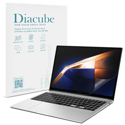 2-Pack Anti-Blue Light Matte Screen Protector for Samsung Galaxy Book 4 Pro 16" - Eye Protection, Anti-Glare, Reduces Eye Fatigue & Highly Responsive Touch - size: Galaxy Book 4 Pro 16"