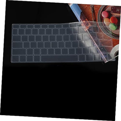 TPU Keyboard Skin Transparent Protective Film Compatible with Ultra-Thin Keyboard Cover Against Dust Spills