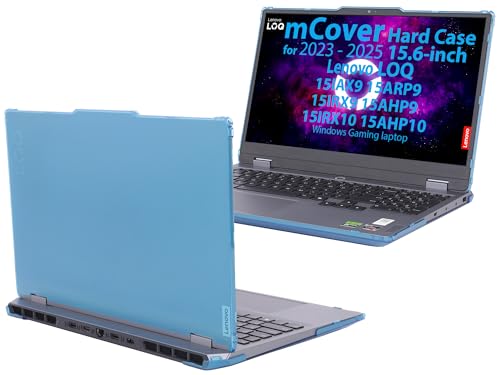 mCover Case ONLY Compatible for 2023-2025 15.6" Lenovo LOQ 15IAX9 15ARP9 15IRX9 15AHP9 15IRX10 15AHP10 Series Windows Computers (NOT for Other Lenovo Models)- Aqua - color: Aqua