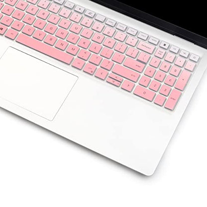 Keyboard Cover for 2025 Dell 16 Plus Laptop DB16250 DB16255 DC16250, Dell 15 Laptop DC15250 DC15255 15.6",2024 2023 Dell Inspiron 15 3510 3511 3515 3520 3525 3530 3535 5510 5515 5518 15.6 - color: OmbrePink