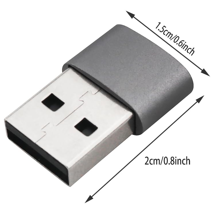 USB C Female to A Male OTG Type C Adapter Fast Charger Data Converter for Mobile Power Cable