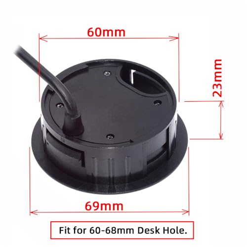 USB 3.0 Hub SD TF USB-C 2 Port USB 60mm Desk Grommet Splitter Dock Station Micro-SD Card Reader for Desktop PC - style: 2-USB+SDTF+USBC