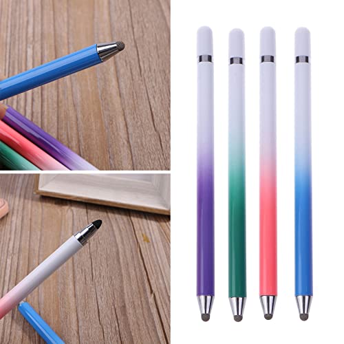 2 in 1 Stylus Drawing Tablet Pen Capacitive Screen Touch Cloth Pens Mobile Androids Phone for Smart Tablets Capacitive Pen Touch Screen Stylus Pencil for Tablet Phone Pc N for Laptop, Blue