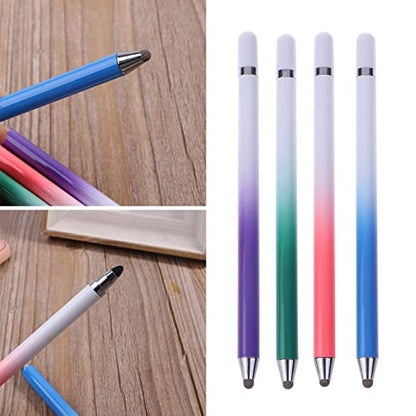 2 in 1 Stylus Drawing Tablet Pen Capacitive Screen Touch Cloth Pens Mobile Androids Phone for Smart Tablets Capacitive Pen Touch Screen Stylus Pencil for Tablet Phone Pc N for Laptop, Blue