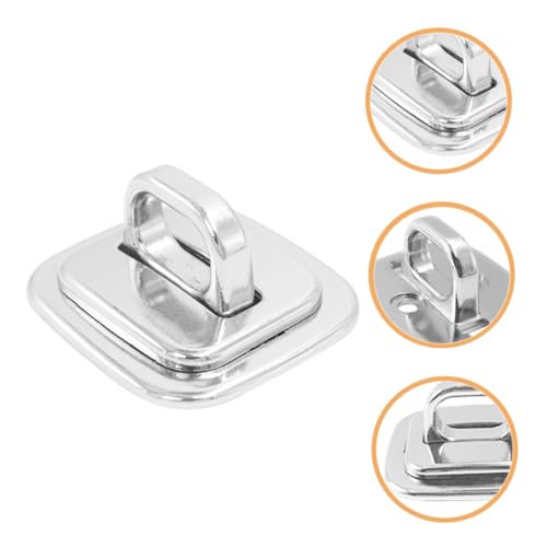 Angoily 1Set Laptop Anchor Plate Theft Lock Slot Durable Desk Mount Anchor for Multiple Laptop Models Easy Installation Reliable Security Against Theft