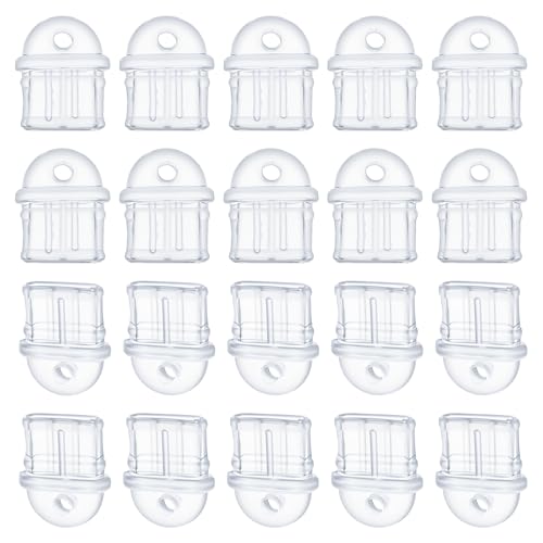 Mabor 100PCS Clear Type C Dust Plug, USB C Dust Plug Charm for Phone Charging Port, Anti Dusts Cover Set