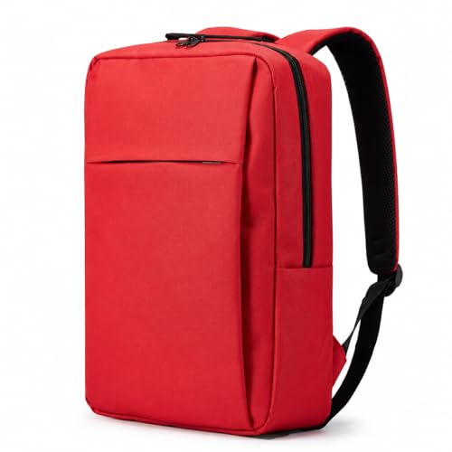 Laptop Backpack for Women & Men, 15.6" Laptop and Tablet Bag with Computer Compartment – Lightweight, Durable Travel & Work Backpacks, Red - color: Backpack 01 Red
