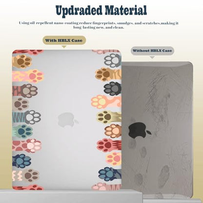 Laptop Shell for MacBook Air 11 inch Case 2015 2014 2013 2012 2011 2010 Release Model A1465 A1370,Air 11.6" Snap on Protective Laptop Hard Case & Keyboard Cover,Cat's Paw - color: Cat's Paw, size: Air 11" 2010-2015(A1370/A1465)