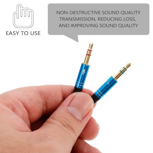 3.5mm Headphone Mic Splitter Cable with Abs Material Reducing Loss Compatible with Phone Headphone on Computer Separate Microphone for Computer and Laptop