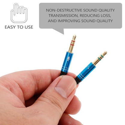 3.5mm Headphone Mic Splitter Cable with Abs Material Reducing Loss Compatible with Phone Headphone on Computer Separate Microphone for Computer and Laptop