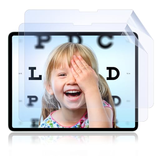 IPROKKO 2 Pack Anti Blue Light Screen Protector Compatible with iPad Pro 11 Inch 5th 6th (2024 2025, M4 M5), Matte Anti Glare Blue Light Filter Eye Protection Cover and Bubble Free - color: Blue, size: A-iPad Pro 11" 2024-2025