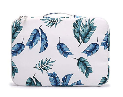 Kinmac 360° Heavy Duty Protective Laptop Sleeve Case Bag Cover with Handle for MacBook Air 13 inch,iPad Pro 13 inch and 13.3 inch HP,Dell,Lenovo,Asus,Acer Laptop (Banana Leaf) - color: Banana Leaf, size: 12 inch-13.3 inch
