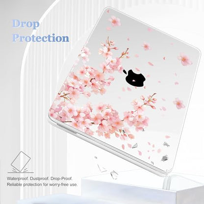 Tuiklol for 2026 MacBook Neo 13 Inch A18 Pro Chip Case, (Model A3404) Anti-Scratch Anti-Drop Slim Hard PC Shell Case with Shockproof Protective MacBook Neo Laptop Cover, Plum Blossom - color: Plum Blossom