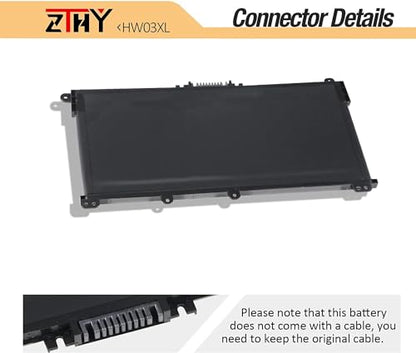 HW03XL L97300-005 Battery Replacement for HP Pavilion 15-EG000 15-EH000 | 17-CN000 17-CP000 17z-cp100 17t-cn200 17z-cp100 17z-cp200 15z-eh100 15z-eh200 15t-eg100 15t-eg200 15-eg0xxx eg0073cl eg0070wm - size: 9.45*6.3*0.28 inch HW03XL