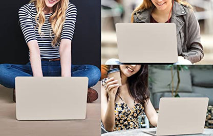 CISSOOK Compatible with MacBook Air 13.6 inch Case 2026 2025 2024 2023 2022 | A3449 A3240 A3113 A2681, 5in1 Set Hard Shell Case Keyboard Cover for MacBook Air 13 inch M2 M3 M4 M5, Beige - color: Air13.6inch-Beige