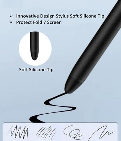 Stylus Pen for AMZ HD 10 Tablet Pen for AMZ Max 11 Tablet and HD 8/7/Kids/Kids Pro All Tablets,Stylus for iPad/iPhone/Samsung/Lenovo/Pixel All Touch Devices (Black) - color: Black