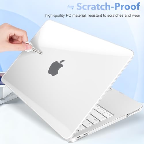 May Chen for MacBook Neo 13 inch Liquid Retina Display ((2026 Release A3404), Slim & Lightweight Protective Case with Screen Protector&Keyboard Cover&Dust Plug, Crystal Clear - color: Crystal Clear