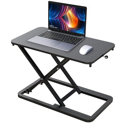Keyboard Riser for Desk- 23.6’‘ Height Adjustable Standing Desk Converter, Table Lifter for Standing, Keyboard and Mouse Riser for Ergonomic Sit Stand Workstations, 6 Height Levels