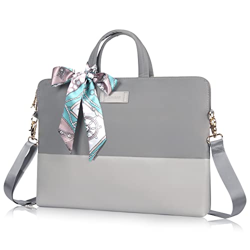 Laptop Bag for Women Slim Travel - color: Grey