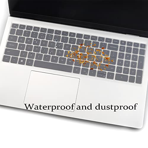 Keyboard Cover for 15.6 17.3 Dell Inspiron 15 3000 5000 7000 7510 3510 3511 5510 5515 5518, Inspiron 16 7610, Vostro 15 5000 5510, Latitude 3520,2025 Dell 15 Laptop DC15250 DC15255-Clear - color: Clear