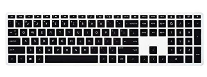 Keyboard Cover for HP Pavilion 27 All in One PC, HP Pavilion 27-Xa0055Ng/0370Nd/0076Hk/0010Na, HP Pavilion 24-inch All in One PC, 24 Xa0002A/0300Nd/0051Hk, HP Pavilion All in One Accessories, Black - color: Black