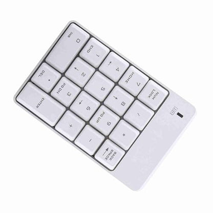 2.4GHz Cordless USB Numeric Keypad Numpad Number 18 Keys Keyboard with USB Receiver for Laptop Notebook Desktop PC Battery Not Included Plastic Remote Distance 10m