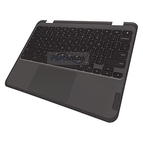 Laptop Palmrest Upper Case Top Cover with US Keyboard and Touchpad Mousepad Assembly Replacement (NO WFC Hole) for Lenovo 300e Chromebook Gen 3 82J9 82JA WiFi 5M11C94699 - color: Palmrest Assembly NO WFC WIFI 5M11C94699