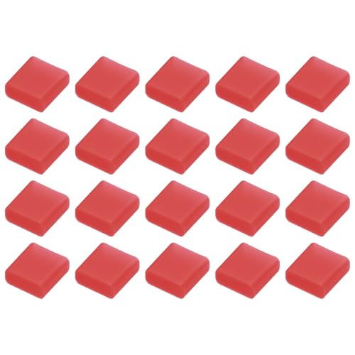 uxcell 20pcs USB 2.0 Port Cap Cover Anti Dust Silicone Protector for USB Male USB Data Cable, Red - color: Red
