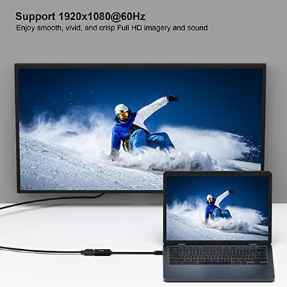BENFEI Mini DisplayPort to HDMI Adapter 2 Pack, Mini DP(Thunderbolt) to HDMI Converter Gold-Plated Cord Compatible for MacBook Pro, MacBook Air, Mac mini, Microsoft Surface Pro 3/4, etc - size: 2 PACK