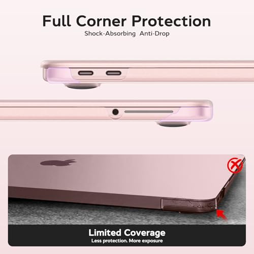 B BELK for MacBook Neo Case 13 inch 2026 | (A18 Pro, Model A3404) | 1:1 Precision Fit | Official Blush Clear | Matte Hard Shell Case | Scratch & Fingerprint Resistant for New MacBook Neo 13 inch Case - color: Blush Clear