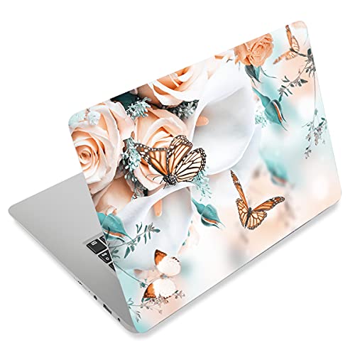 Laptop Skin Sticker Decal,12" 13" 13.3" 14" 15" 15.4" 15.6 inch Laptop Skin Sticker Cover Art Decal Protector Notebook PC (Flowers) - color: Flowers