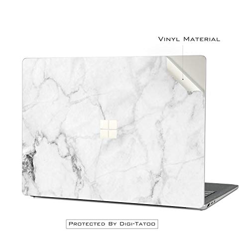 Ultra Thin Protective Cover Skin Decal Sticker for Microsoft Surface Laptop 5 (2022 Release) 13.5", Easy Apply, Anti-Scratch, Residue Free Vinyl Skin [Fresh Marble] - color: Fresh Marble, size: Surface Laptop5/4/3-13.5''