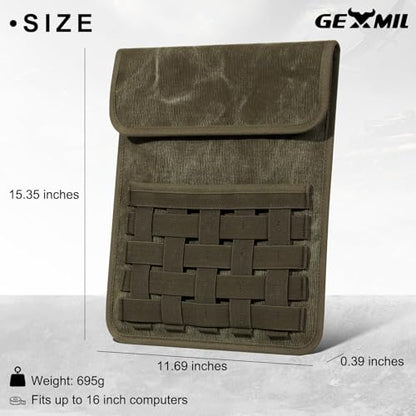 Gexmil Laptop Sleeve 16 inch, 15-15.6 Inch Laptop Cover Compatible with MacBook Pro 16 M4 M3 M2 M1, HP Acer Dell Lenovo ASUS Notebook, Computer Sleeve Bag with Pocket, Army Green - color: Army Green, size: 16 Inch