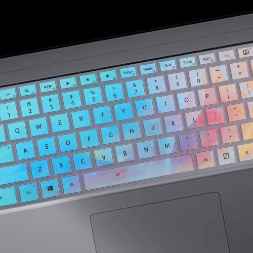 Colorful Keyboard Cover for Microsoft Surface Book 3/2, Surface Laptop 5/4/3 13.5" 15" - Protective Skin - color: Colorful