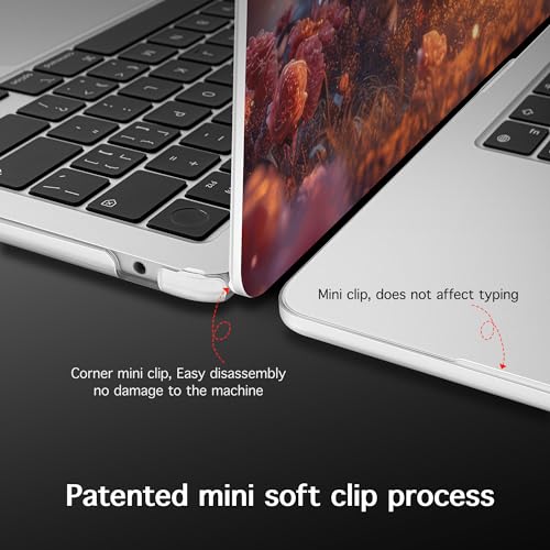 for 2026 MacBook Air 13-inch Laptop Case M5 2026 M4 2025 M3 2024 M2 2022 Release Model A3449 A3240 A3113 A2681, Hard Shell Cover for MacBook Air 13.6 inch, Dream Tiger - color: Dream tiger