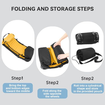 Rolling Duffle Bag with Wheels,86L 30”Carry on Luggage with Wheels,Folding Travel Bag,Duffle Backpack with Separate Shoe Compartment (Yellow) - color: Yellow