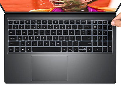 Keyboard Cover for 2026 2025 Dell 15 Laptop DC15250 DC15255 15.6, Dell Inspiron 15 3510 3511 3515 3520 3525 3530 3535 5510 5515 5518 15.6", Inspiron 16 5640 5645, 15.6 Dell Latitude 3520 Skin -Black - color: Black