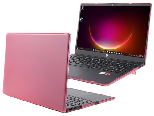 mCover Case Compatible ONLY for 2023-2024 15.6-inch HP Laptop 15-FCxxxx / 15-FDxxxx Series Windows Notebook PC (NOT Fitting Any Other HP Laptop Models) - Pink - color: Pink