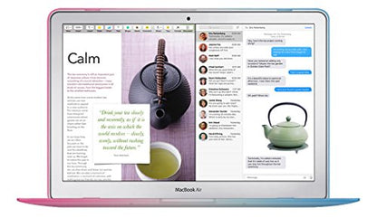 UESWILL Smooth Matte Hard Shell Case Cover Compatible with MacBook Air 11 inch (Model A1370 / A1465) + Microfibre Cleaning Cloth, Rainbow - color: Rainbow, size: MacBook Air 11"