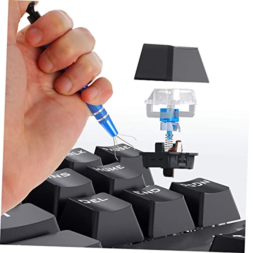 Gadpiparty 1set Mechanical Keyboard Key Cap Puller Cleaning Brush Kit for Electronics Maintenance Dust Removal Tool for Laptop and Computer Keyboards