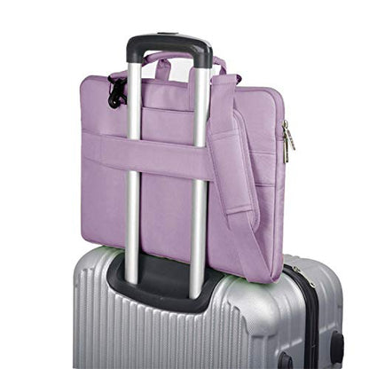 Hseok Laptop Shoulder Bag 15 15.6 16 Inch Briefcase,Compatible MacBook Pro/Neo 16",MacBook Air/Pro 15,XPS 15/16 and most 15.6-16 and Most 15-16 Notebooks,Spill-Resistant Handbag,Purple - color: Purple, size: 15-16 inch