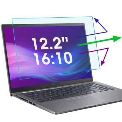2 Pack 12.2 Inch Anti Blue Light Screen Protector for Samsung Chromebook Plus/Chromebook Plus V2 12.2'', Reduce Eye Strain Anti Glare Blue Light Blocking Screen Protector for 12.2’’ with 16:10 Resolution Laptop - size: 12.2 Inch 16:10 Aspect Laptop