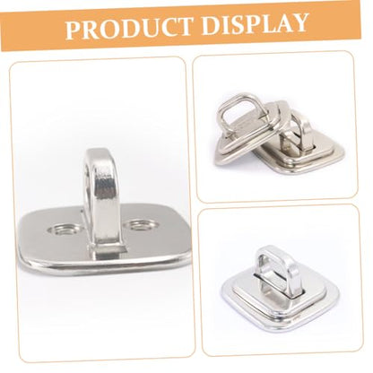 2pcs Laptop Lock Security Plate Cable Anchor for Desk Mounting Theft for Laptops Monitors and Tablets Compatibility for Office and Travel Use