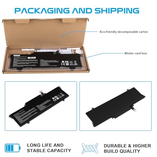 C31N1914 Laptop Battery Replacement for Asus ZenBook 13 UX425UG ZenBook 14 UX435EA UX435EA-A5007T UX435EAL UX435EG UX435EG-A5008R UX435EGL UM425QA UM425QA-KI072T UM425UAZ B7402FEA Serie 0B200-03730100 - size: C31N1914