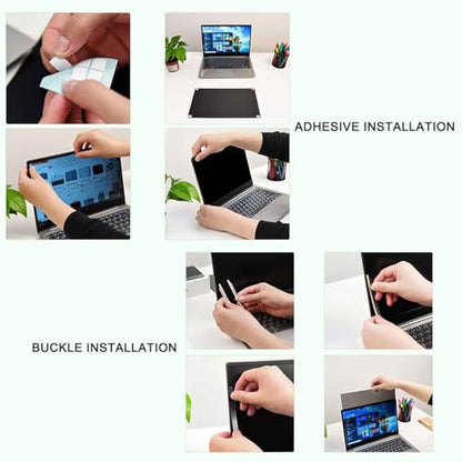 13.3 Inch Laptop Privacy Screen Shield for 16:9 Widescreen Display, Anti-Peeping Data Security Protective Film, Notebook Anti-Glare & Blue Light Blocking Filter, Reduce Eye Strain