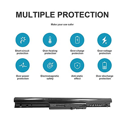 Fancy Buying Battery for HP Spare 694864-851 695192-001 H4Q45AA HSTNN-YB4D HSTNN-YB4M,VOLKS VK04, TPN Q113, TPN Q114, TPN Q115, HP Pavilion Sleekbook 14-b000, 15-b000, Pavilion Ultrabook 14-b000 - size: 10.3*1.56*0.85inch