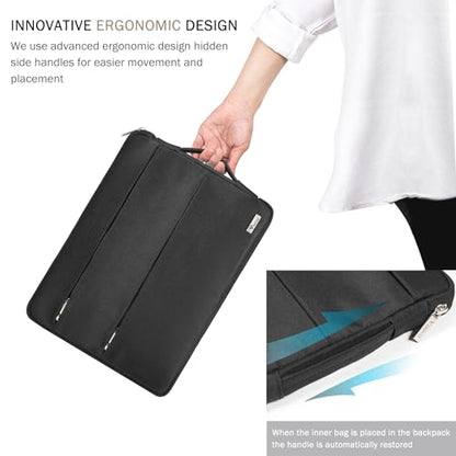 Voova 15-14 Inch Laptop Sleeve, Laptop Case, MacBook Case, Black | Slim splash-proof 14-inch laptop sleeve compatible with MacBook Pro M1-M5 Max, HP, Lenovo, Acer and Asus for daily use - color: Black, size: 14-15 Inch