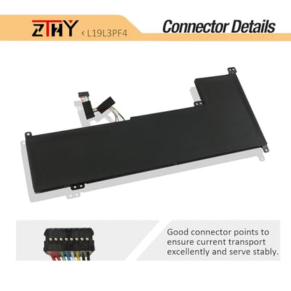 L19C3PF6 L19L3PF4 Battery Replacement for Lenovo IdeaPad 3-17ADA05 V17-IIL | IdeaPad 3-17ARE05 3-17IIL05 3-17IML05 Laptop 82GX 81WF L19L4PF2 L19D4PF2 Battery 5B10W89838 SB10W89845 11.4V 42Wh 3575mAh - size: 10.19*4.68*0.23 inch L19L3PF4